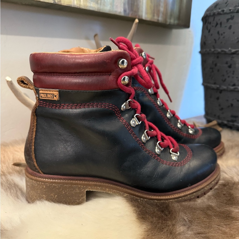 Pikolino Aspe Leather Lace Up Mountain Ankle Boot